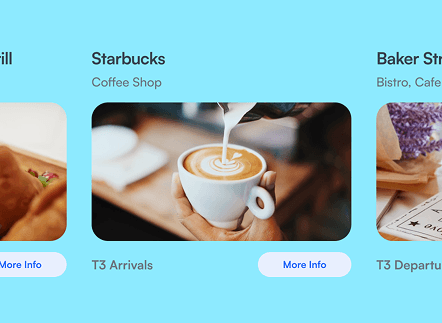 Chennai International Airport design system component showcase, part three